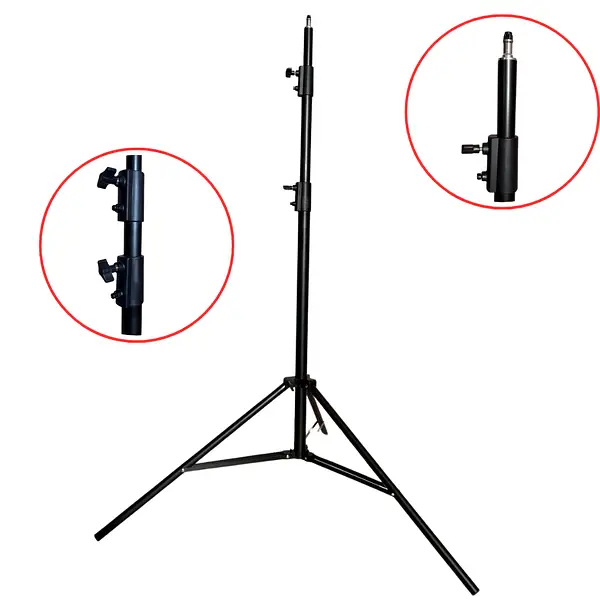 Compact tripod microphone stand